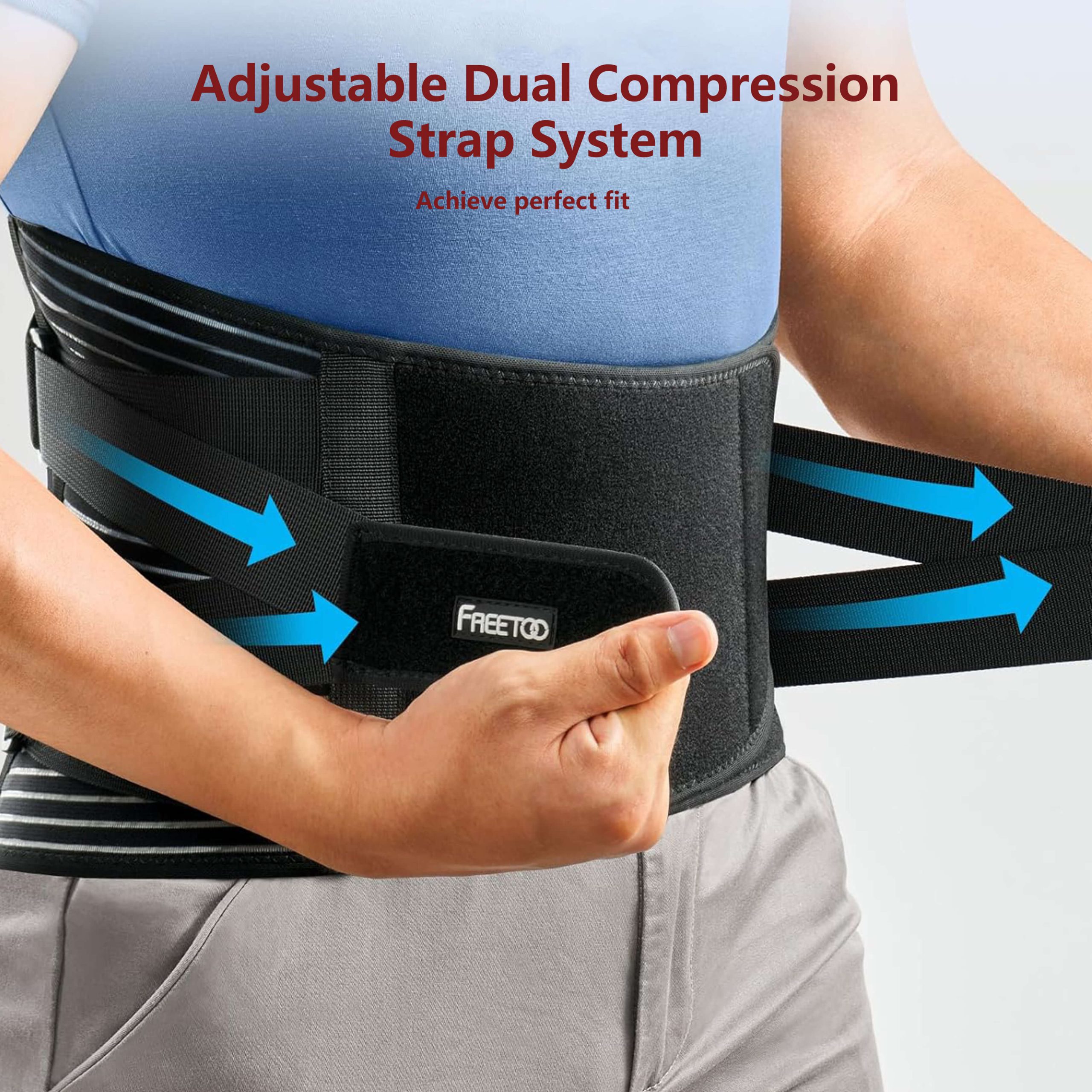360° Lumbar Support Back Brace with Steel Stays & Adjustable Compression - Image 6