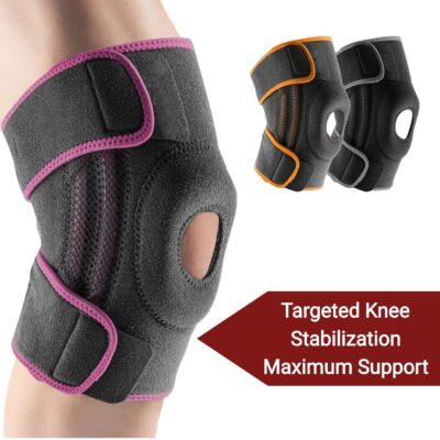 Advanced Knee Brace with Patella Gel Pad and Dual Stabilizers