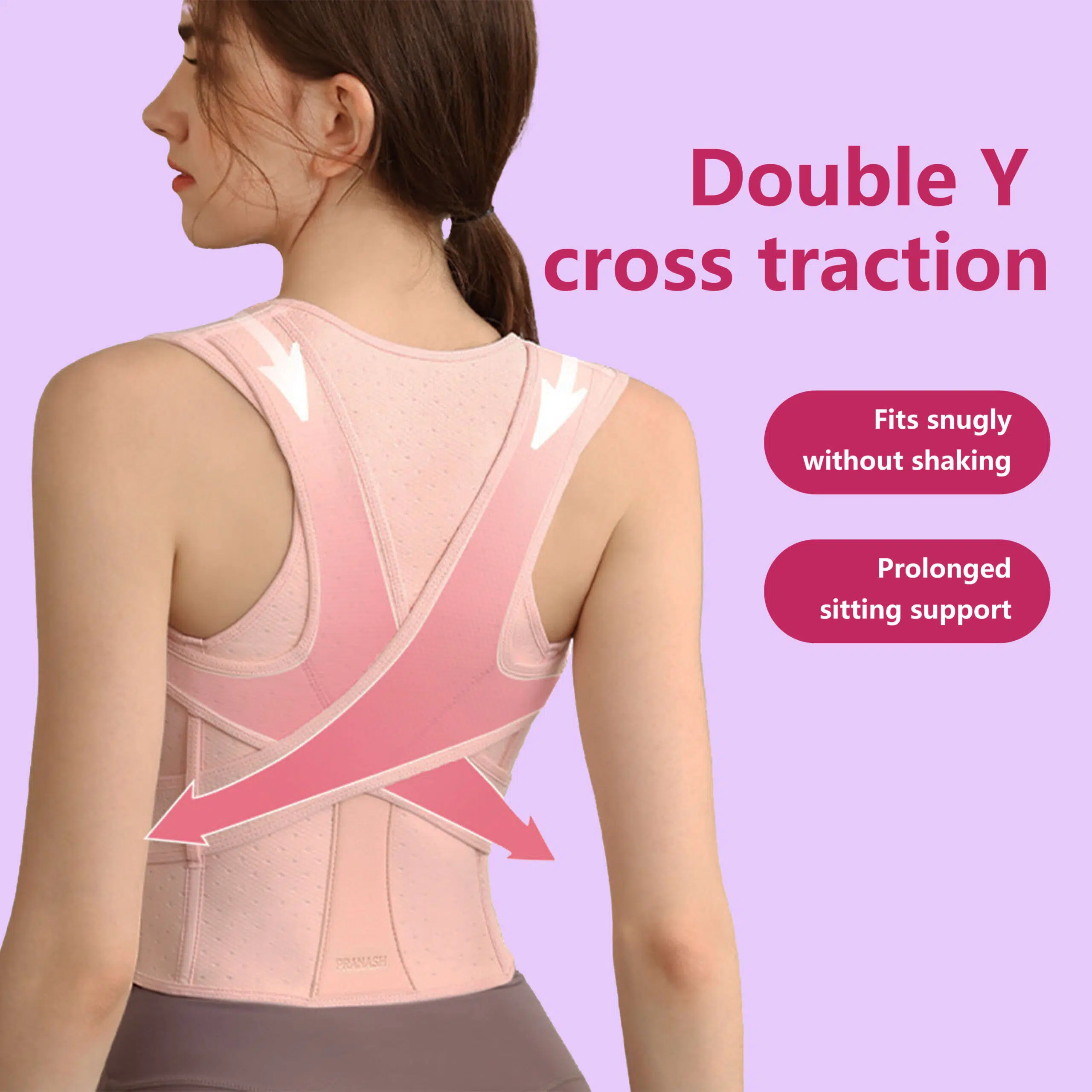 Posture Corrector Back Support Brace - Invisible Lightweight Adjustable Back Brace for Upper and Lower Back Pain Relief - Image 9