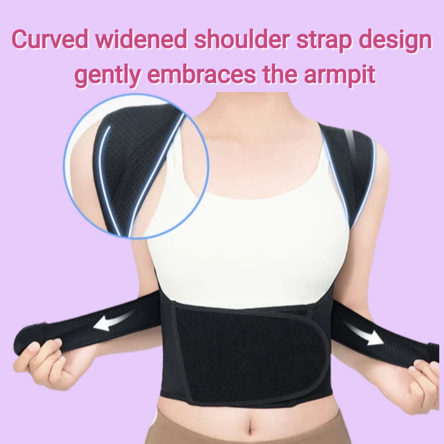 Posture Corrector Back Support Brace - Invisible Lightweight Adjustable Back Brace for Upper and Lower Back Pain Relief - Image 7