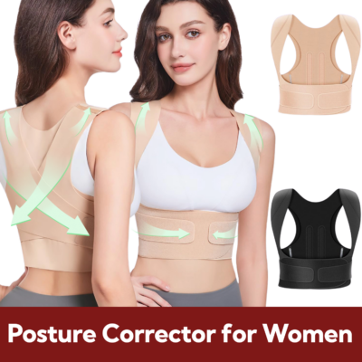 Posture Corrector for Women - Invisible Lightweight Back Brace for Shoulder & Upper Back