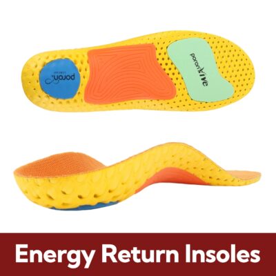 Energy Return Insoles – Breathable Cushioning Inserts with Arch Support