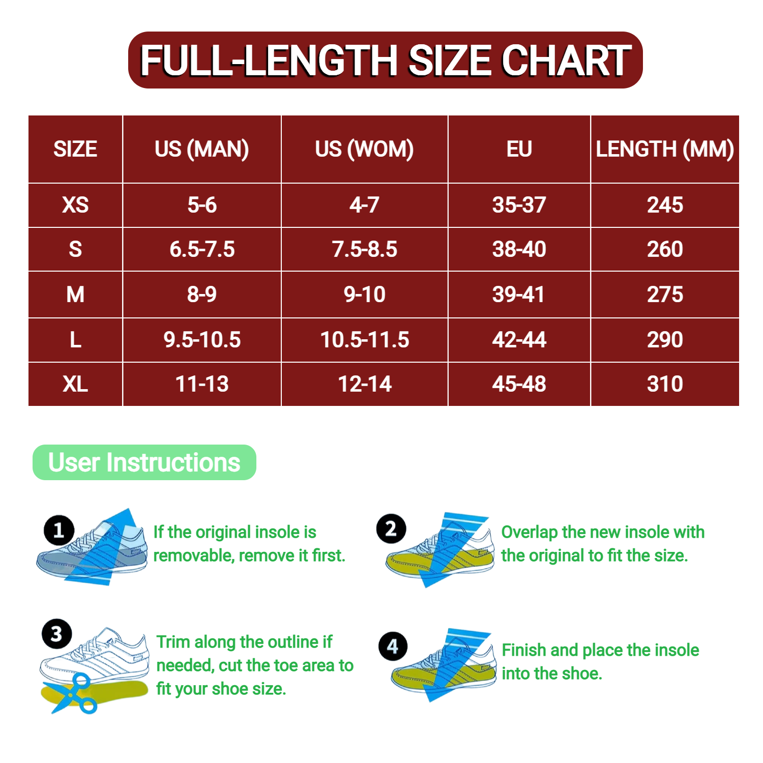 Energy Return Insoles – Breathable Cushioning Inserts with Arch Support - Image 3