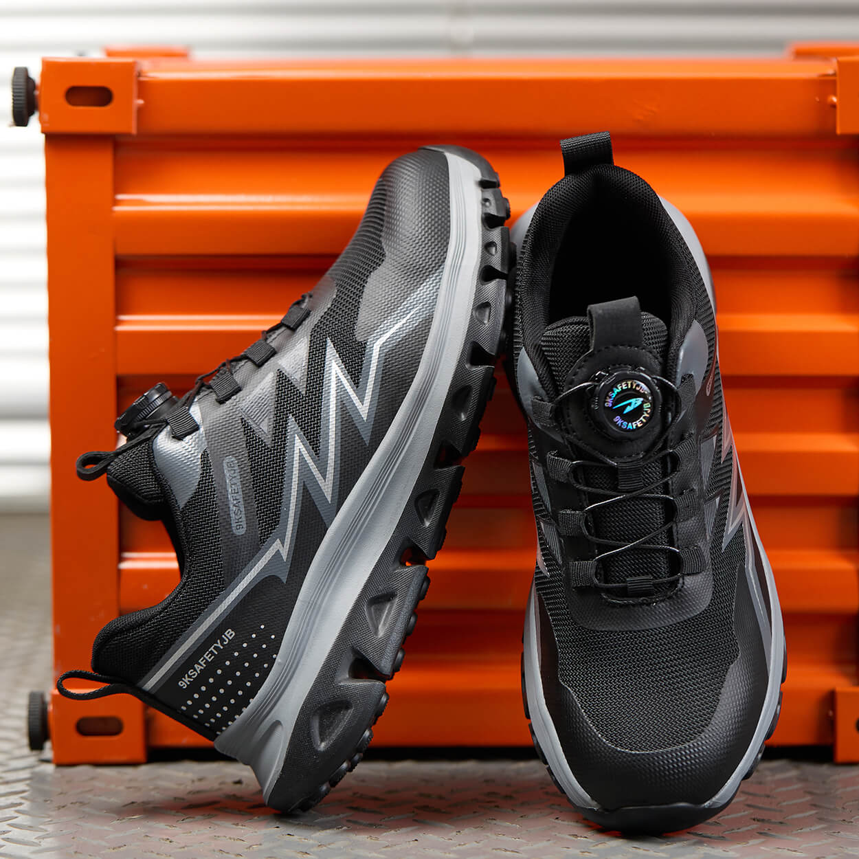TrailGuard Pro Steel Toe Work Sneakers Black - Image 9