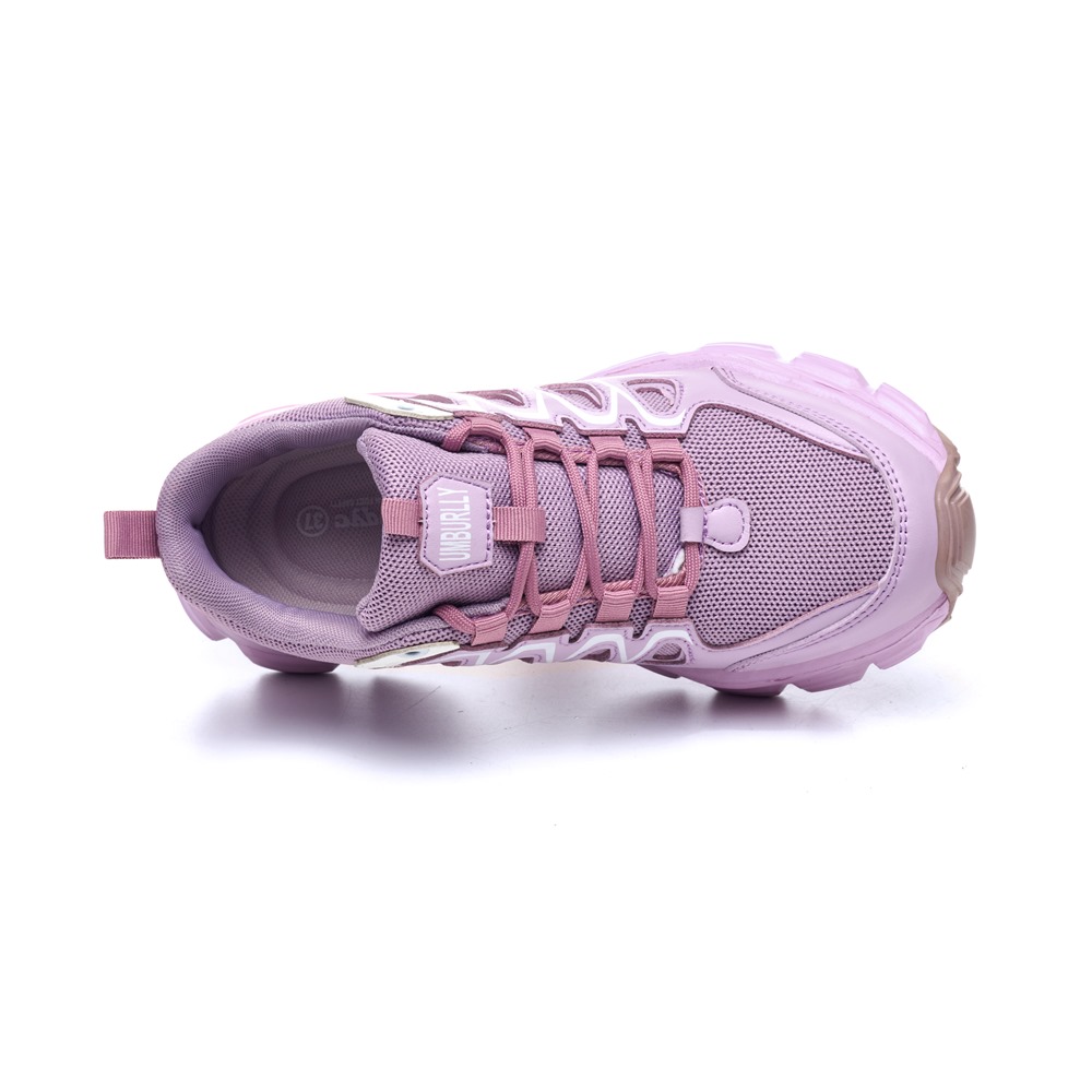 Women's Slip Resistant Steel Toe Work Shoes Purple/White - Image 3