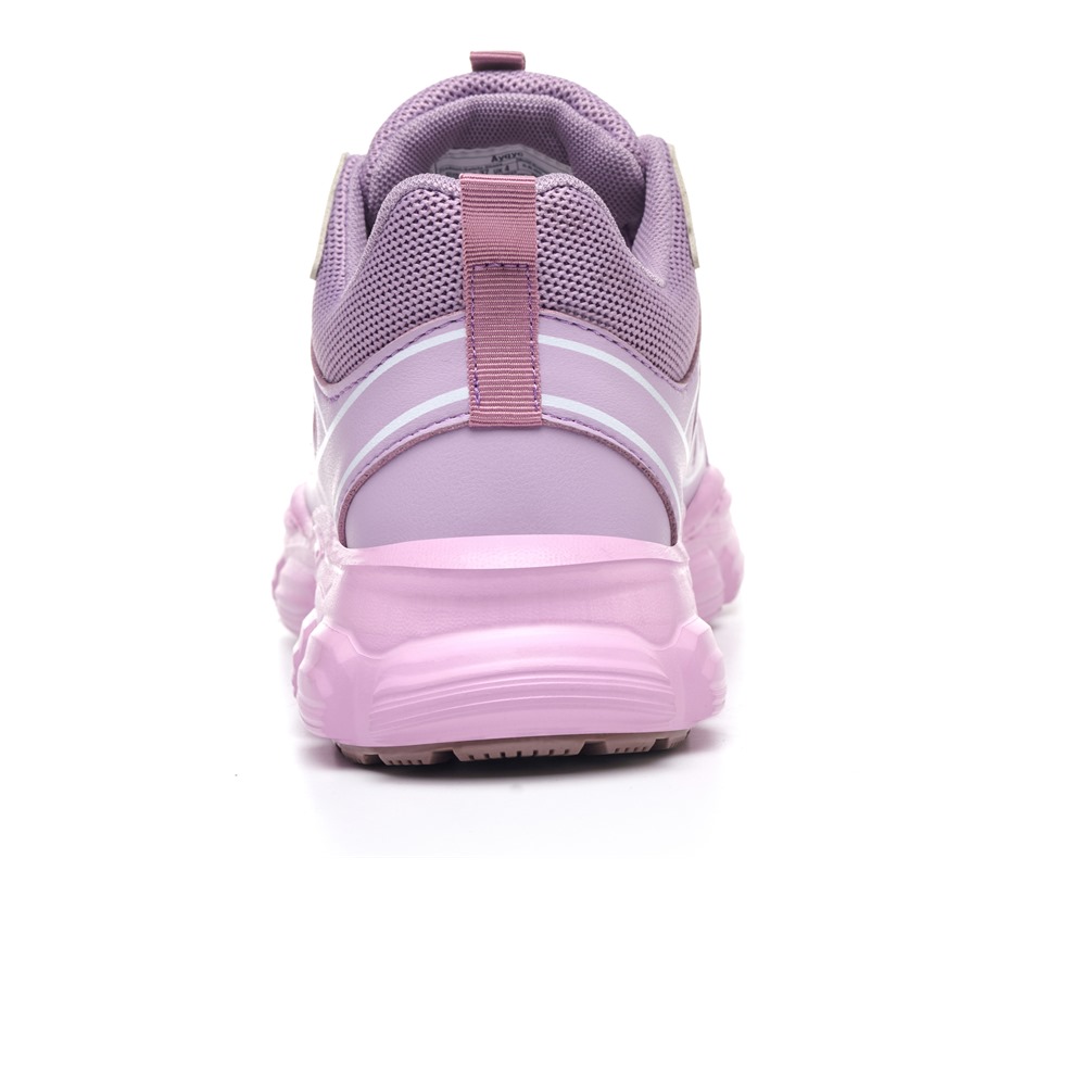 Women's Slip Resistant Steel Toe Work Shoes Purple/White - Image 6