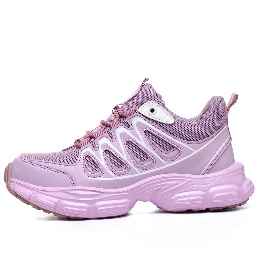 Women's Slip Resistant Steel Toe Work Shoes Purple/White