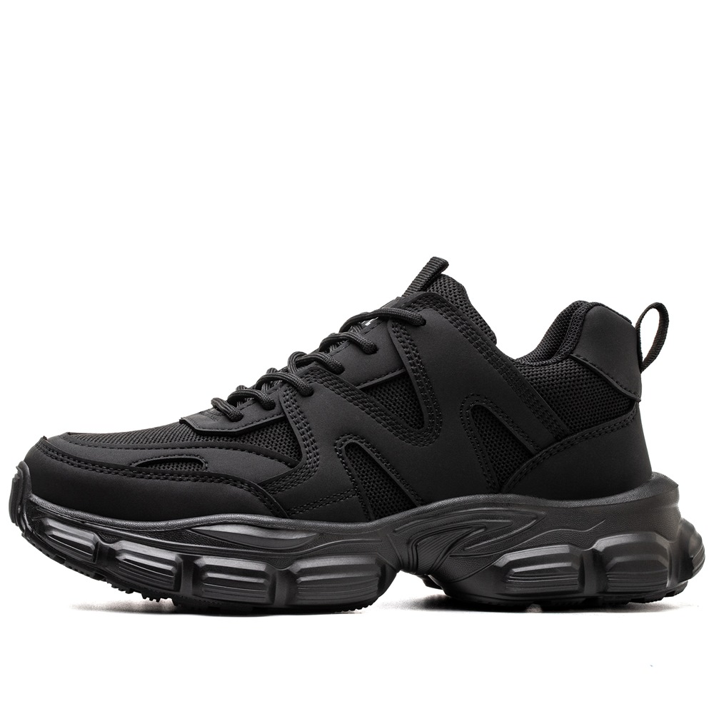 Women's Lightweight Slip Resistant Steel Toe Work Shoes Black