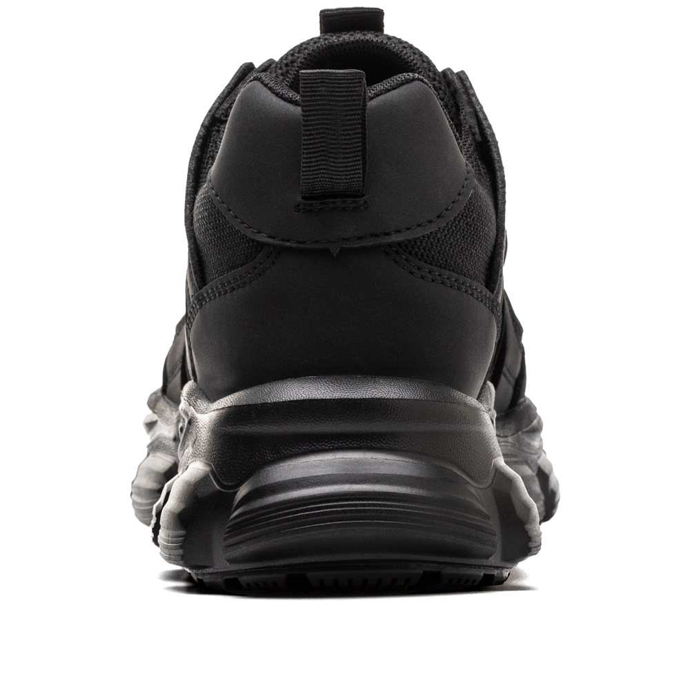 Women's Lightweight Slip Resistant Steel Toe Work Shoes Black - Image 6