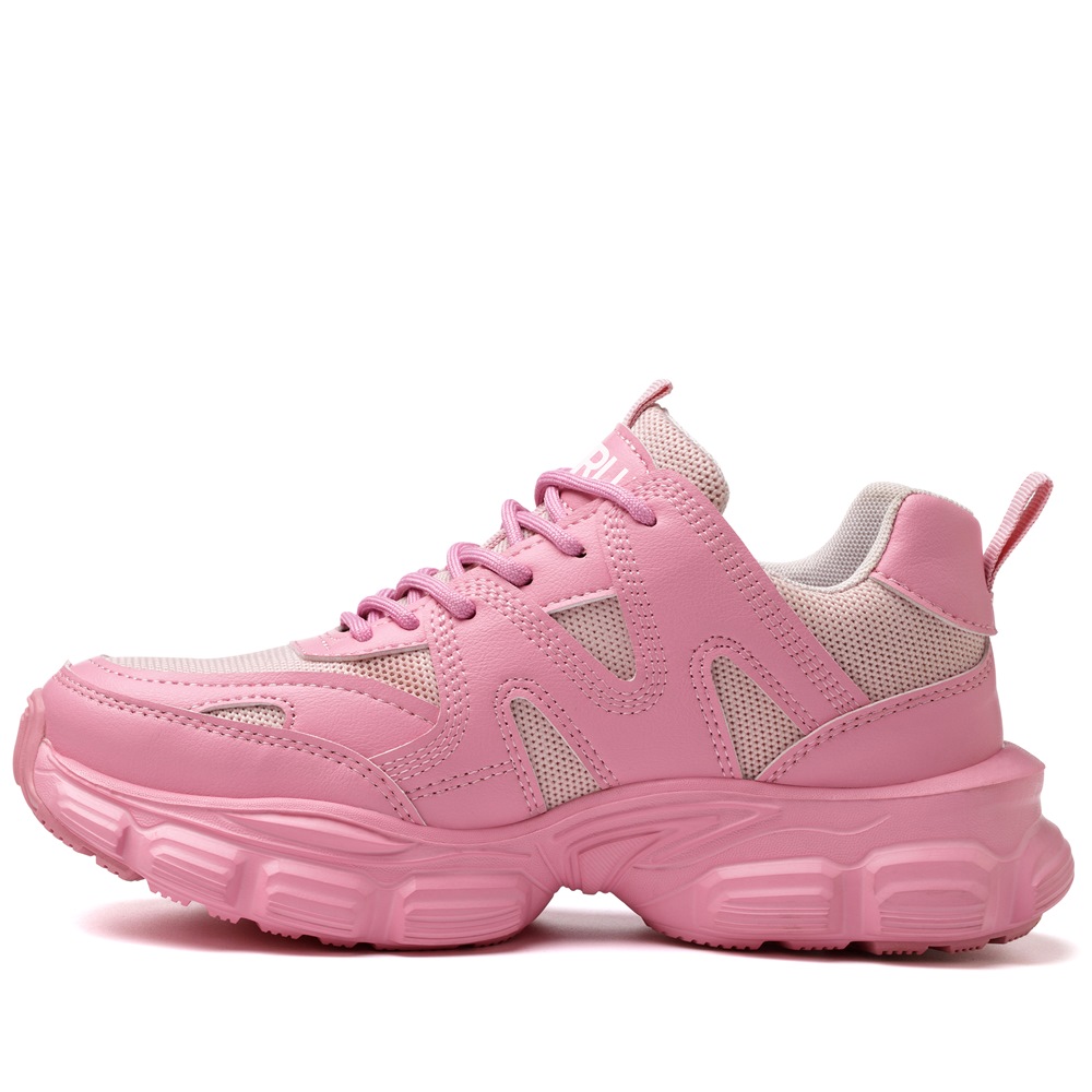 Women's Pink Steel Toe Work Shoes with Slip-Resistant Outsole