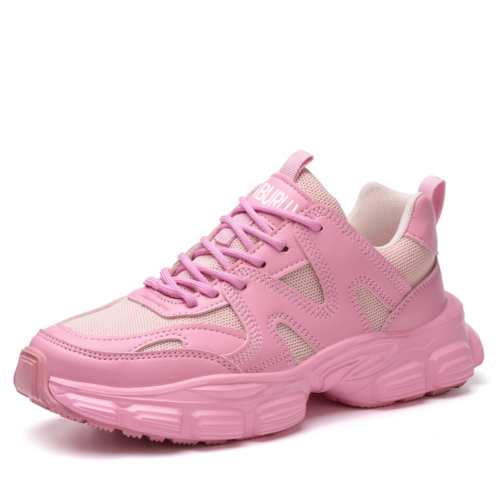 Women's Pink Steel Toe Work Shoes with Slip-Resistant Outsole - Image 2