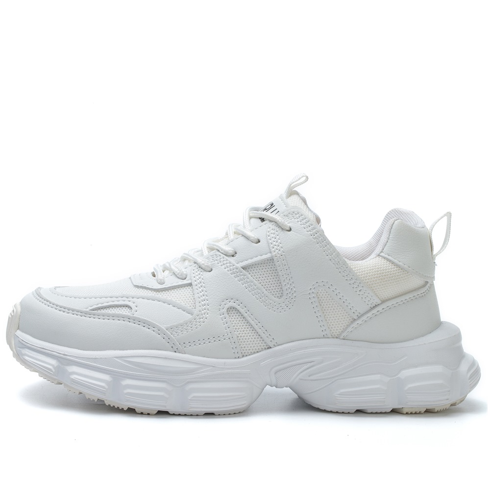 Women's White Steel Toe Work Shoes with Lightweight Cushioning