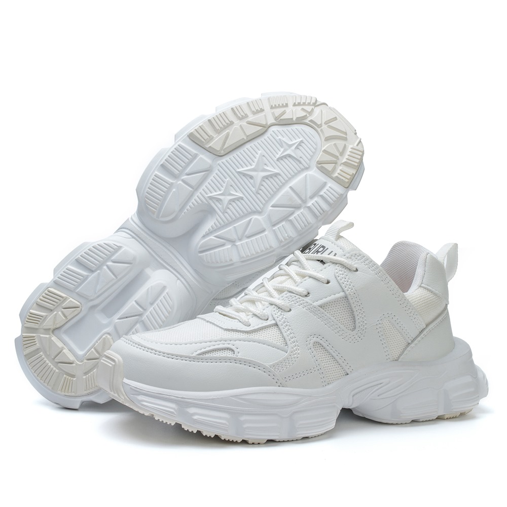 Women's White Steel Toe Work Shoes with Lightweight Cushioning - Image 7