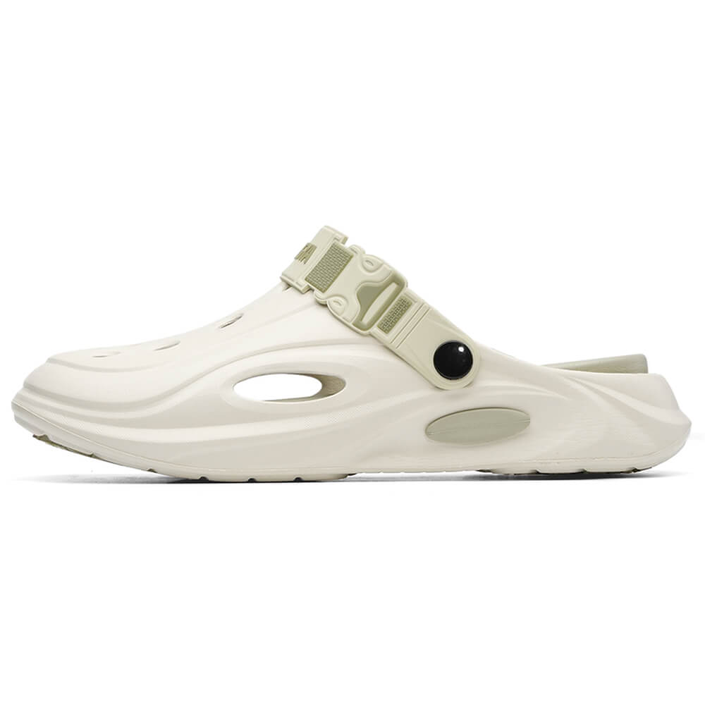 Comfortable Non-Slip Unisex Chef Clogs White - Image 3