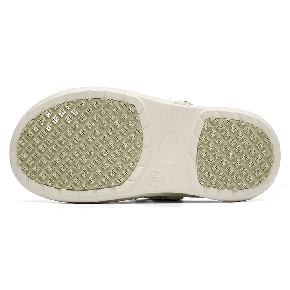 Comfortable Non-Slip Unisex Chef Clogs White - Image 4