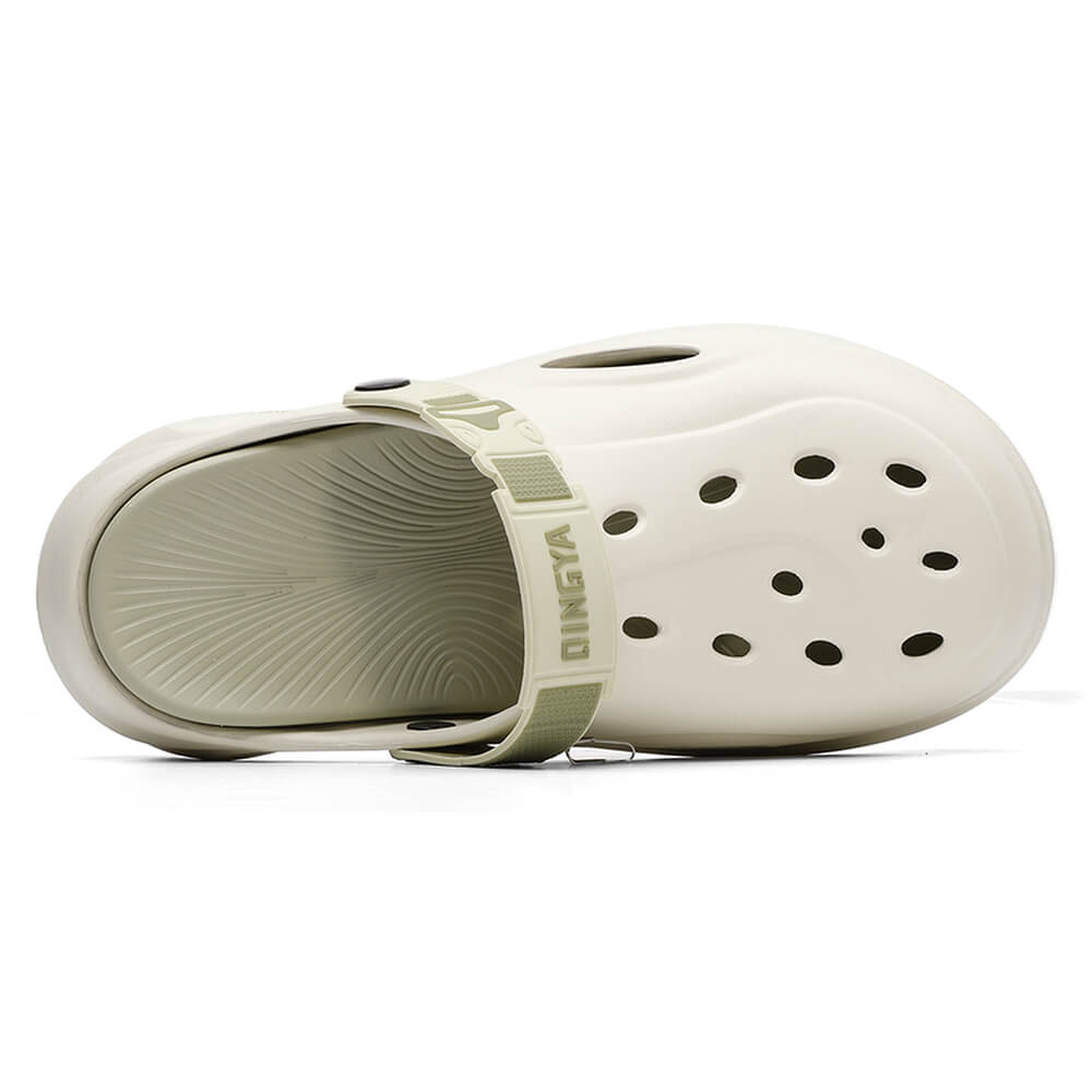 Comfortable Non-Slip Unisex Chef Clogs White - Image 6