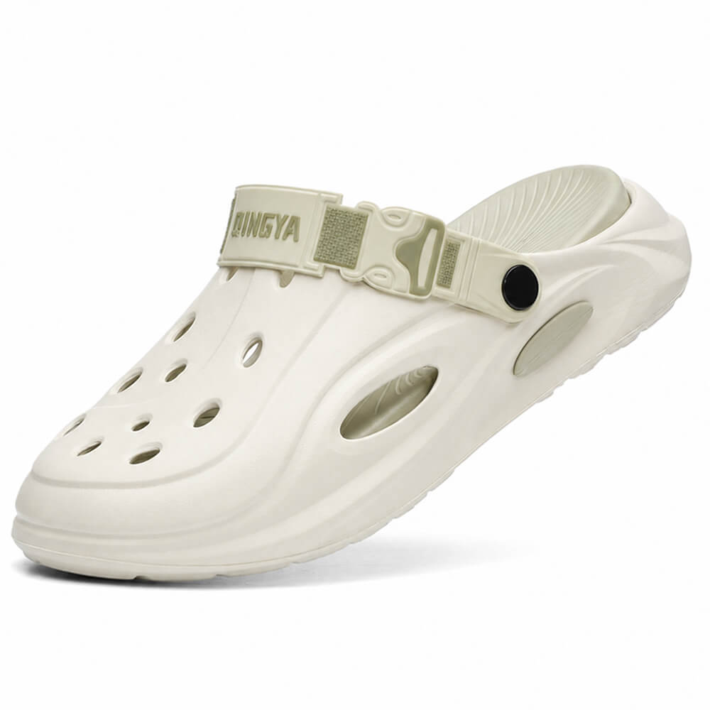 Comfortable Non-Slip Unisex Chef Clogs White - Image 8
