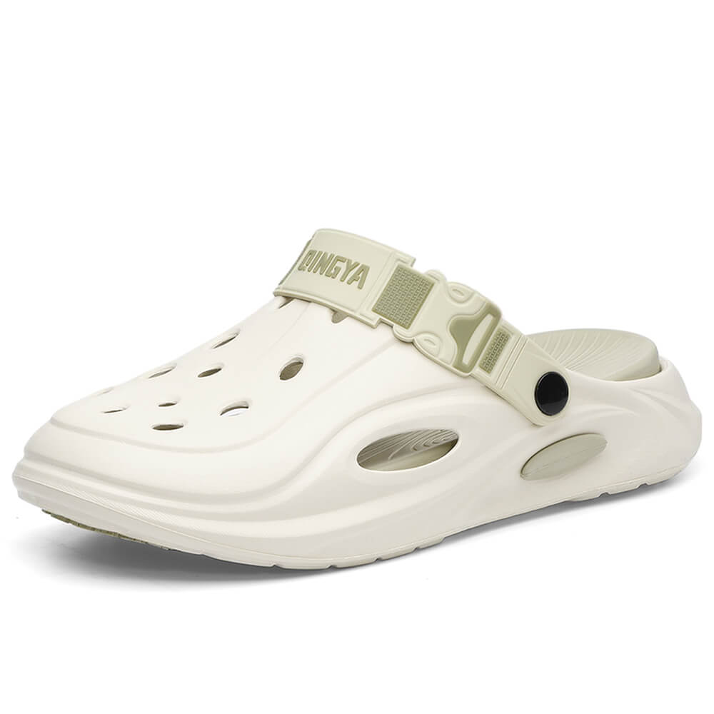 Comfortable Non-Slip Unisex Chef Clogs White