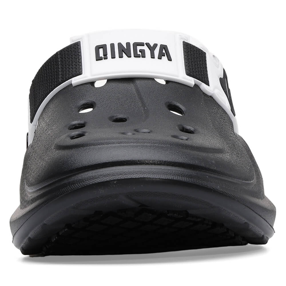 Cushioned Unisex Slip Resistant Chef Clogs Black - Image 4