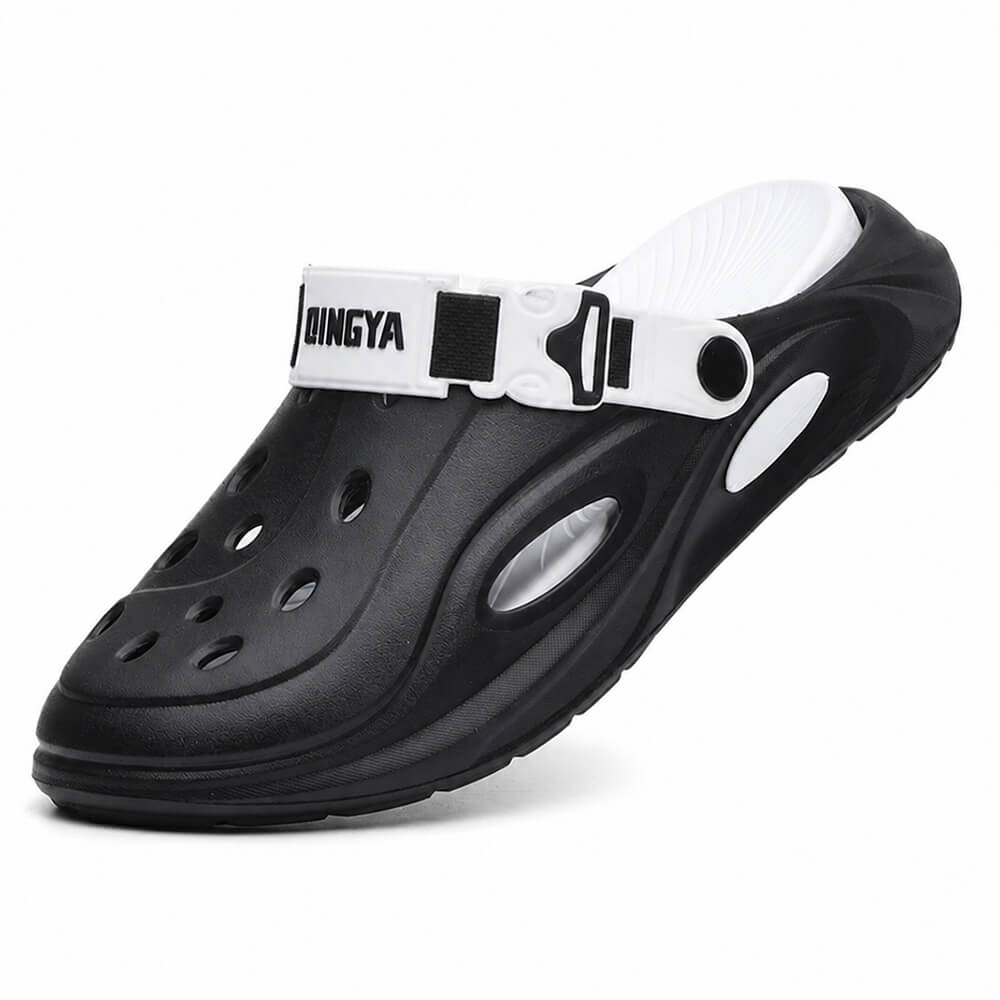 Cushioned Unisex Slip Resistant Chef Clogs Black - Image 8