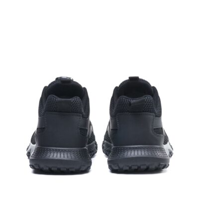 Large Mesh Breathable Steel Toe Work Shoes Black view 6