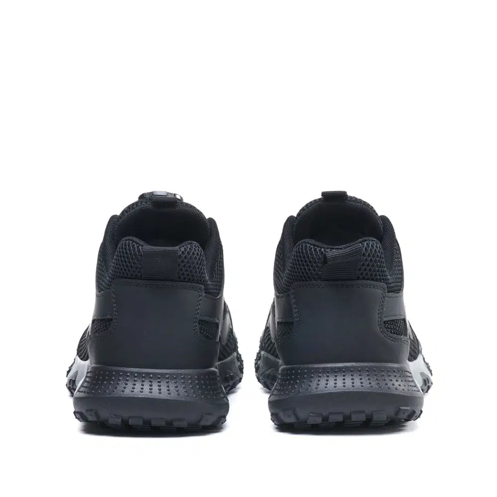 Large Mesh Breathable Steel Toe Work Shoes Black view 6