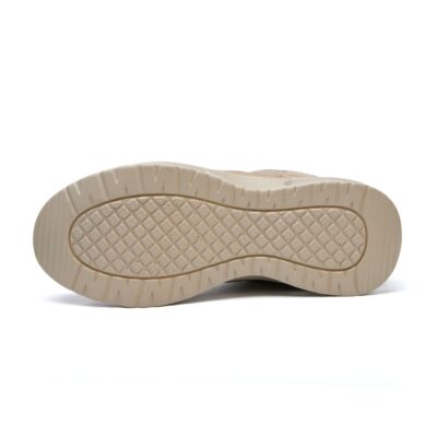 Breathable Air Cushion Steel Toe Work Shoes Beige view 5