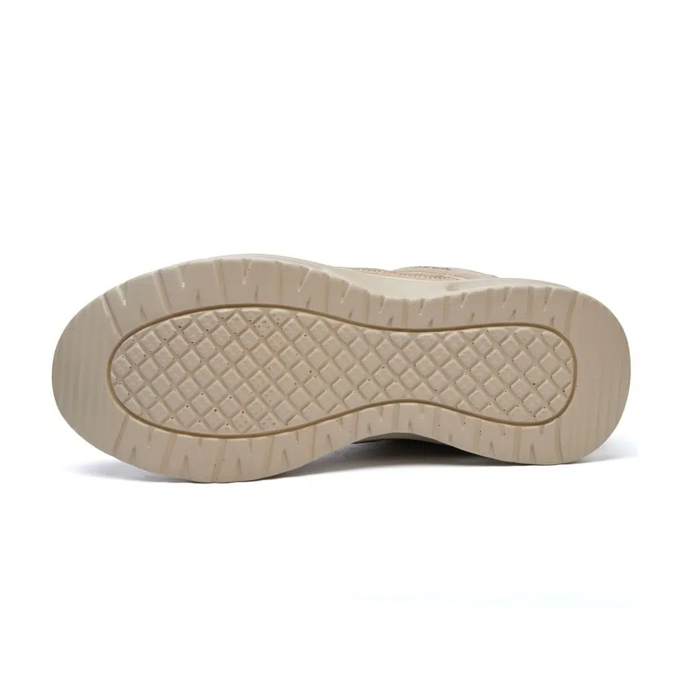 Breathable Air Cushion Steel Toe Work Shoes Beige view 5