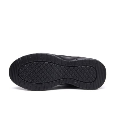 Air Cushion Dial Lacing Steel Toe Work Shoes Black view 5
