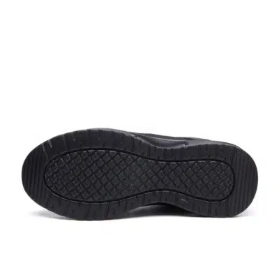 Air Cushion Dial Lacing Steel Toe Work Shoes Black view 5
