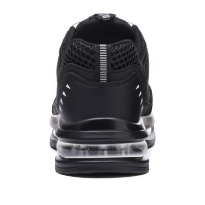 Air Cushion Dial Lacing Steel Toe Work Shoes Black view 6