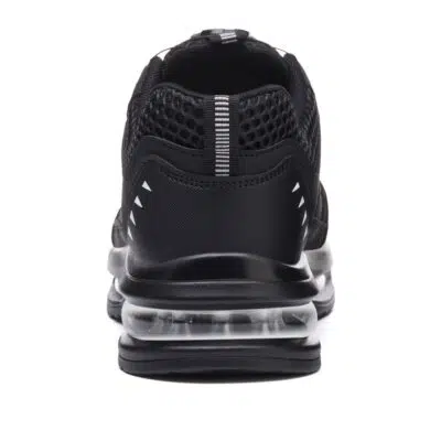 Air Cushion Dial Lacing Steel Toe Work Shoes Black view 6