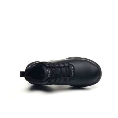 Lightweight Slip Resistant Composite Toe Work Shoes Black - Image 4