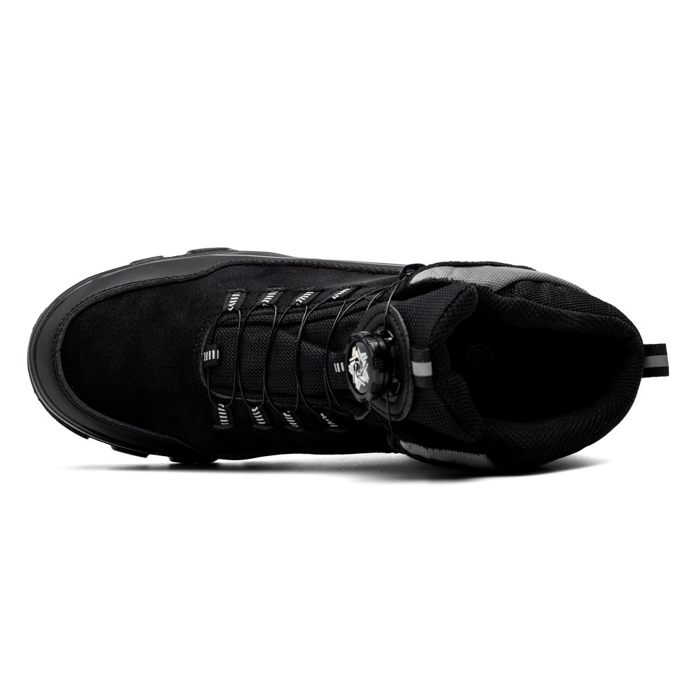 Dial Lacing Metal Free Composite Toe Work Boots Black