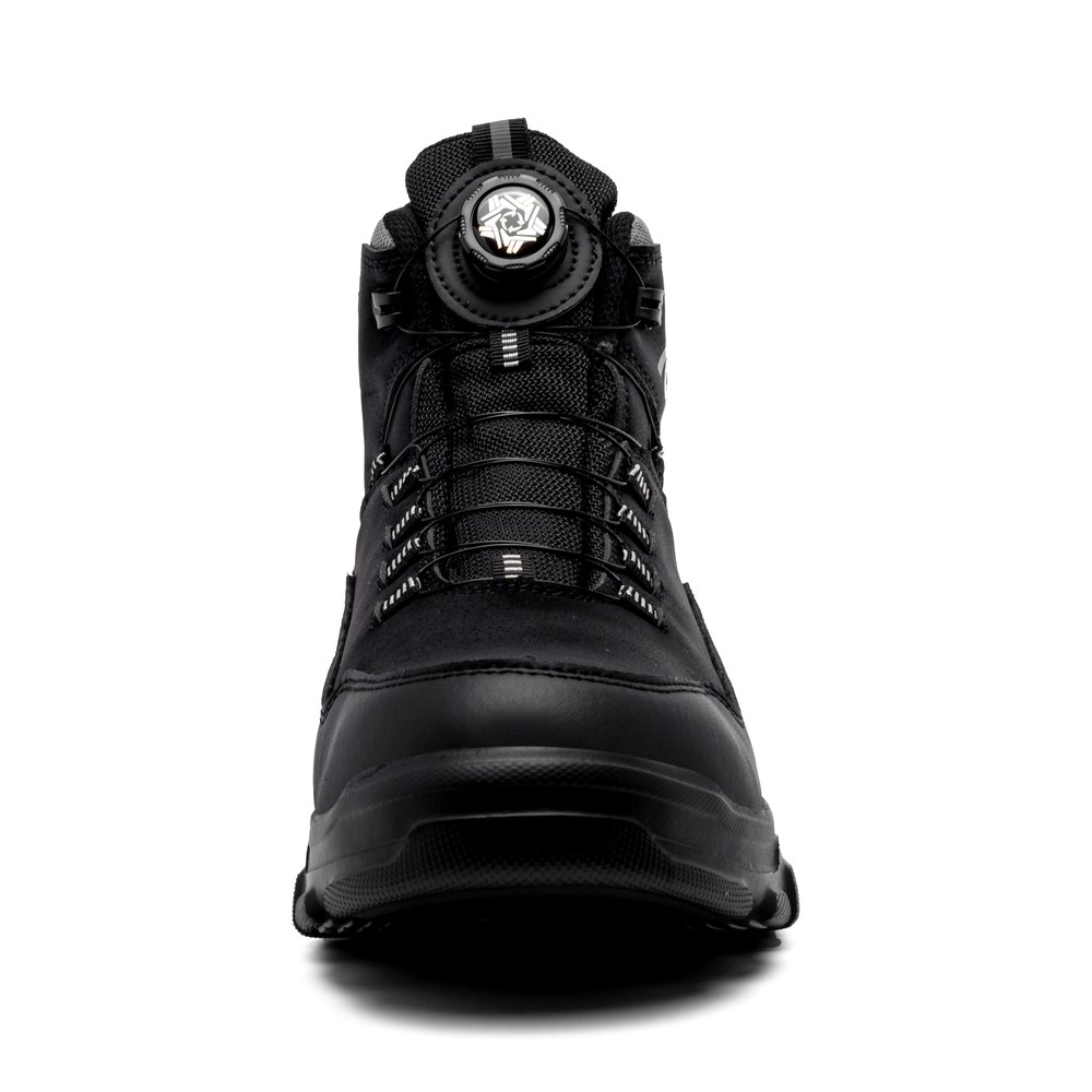 Dial Lacing Metal Free Composite Toe Work Boots Black