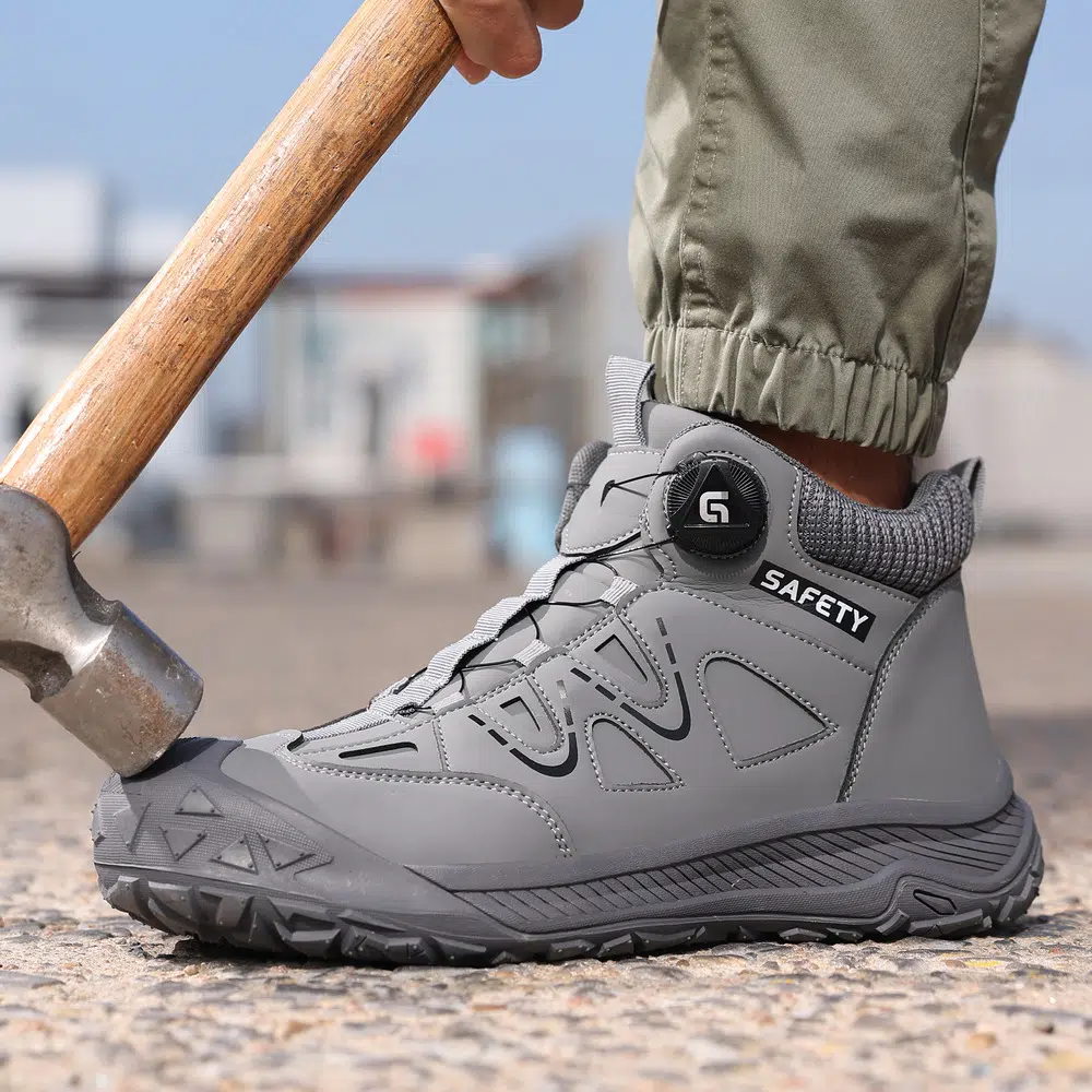 Steel toe impact protection demonstration