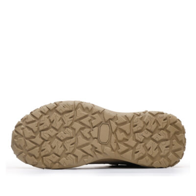 Khaki slip-resistant outsole