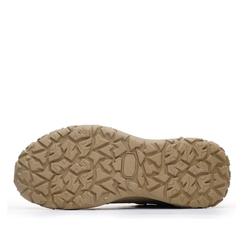 Khaki slip-resistant outsole
