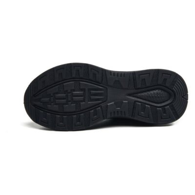 Breathable Composite Toe Work Shoes with Slip Resistant Outsole Black - Image 5