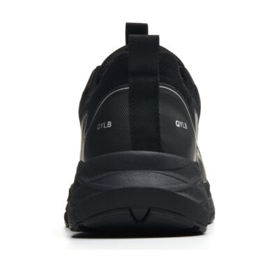 Breathable Composite Toe Work Shoes with Slip Resistant Outsole Black - Image 6