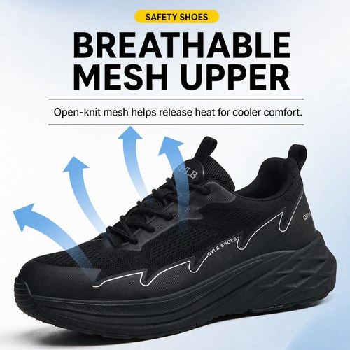 Breathable mesh upper