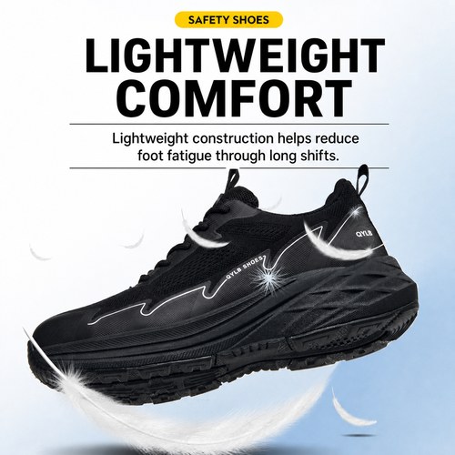 Lightweight work shoe comfort