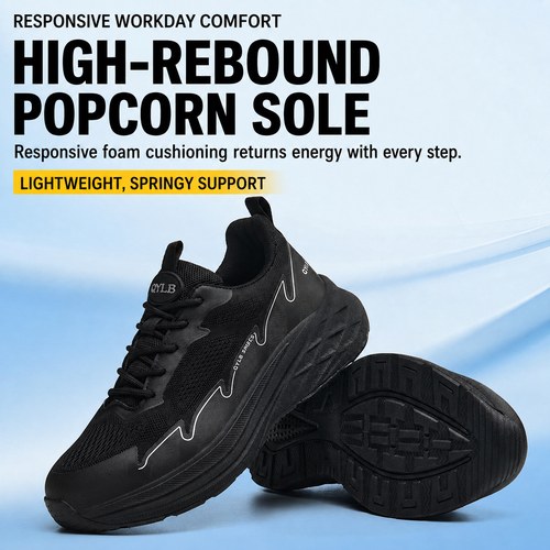 High rebound popcorn foam sole