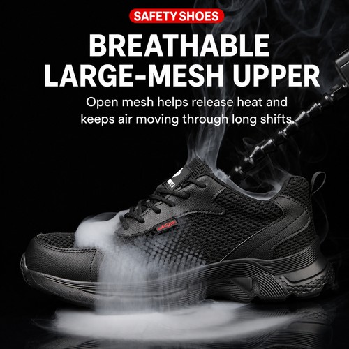 BREATHABLE LARGE-MESH UPPER