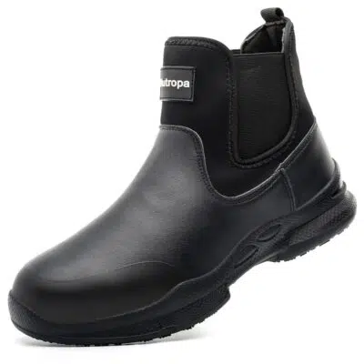 Waterproof Non Slip Chef Shoes for Kitchen Work Black - Image 2
