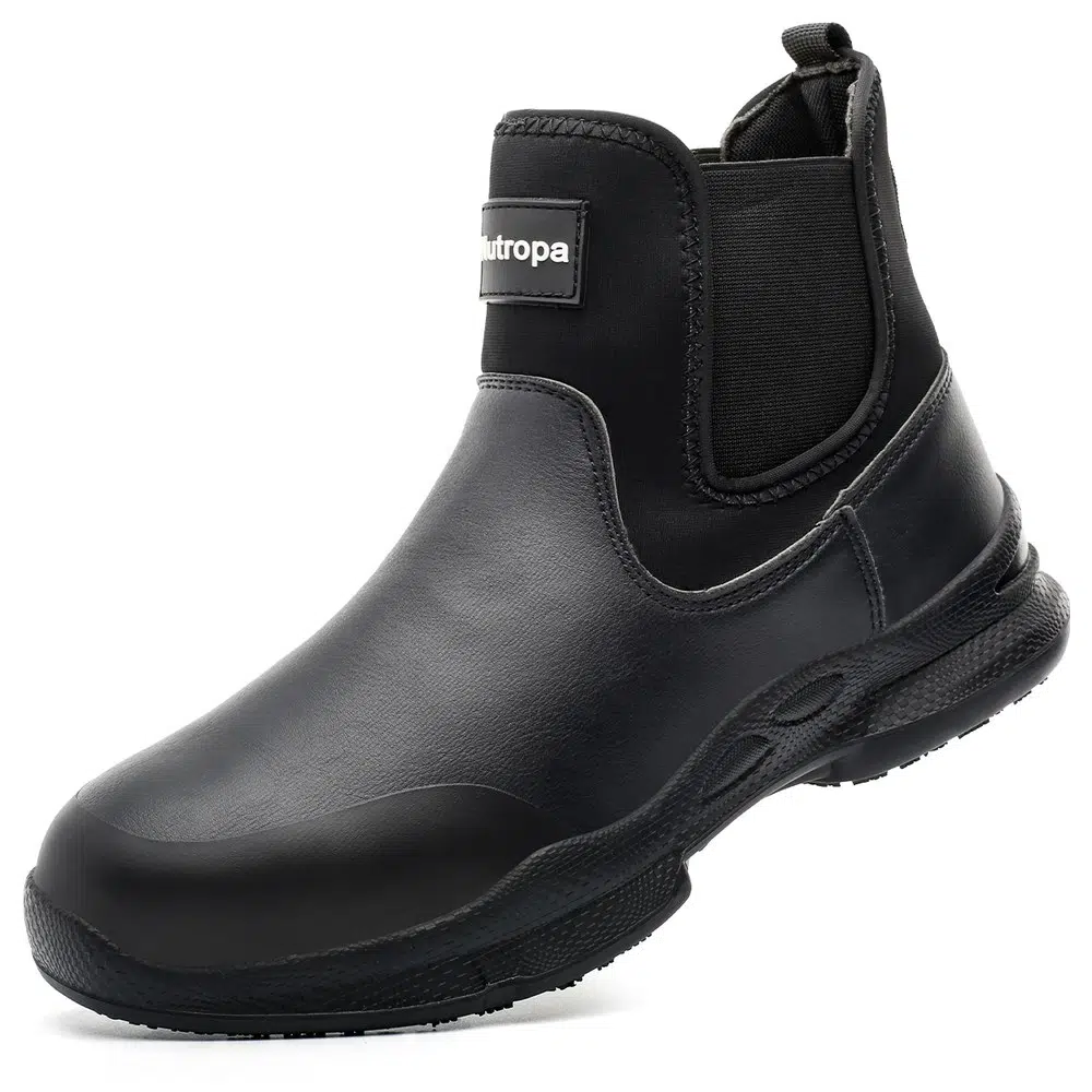 Waterproof Non Slip Chef Shoes for Kitchen Work Black - Image 2