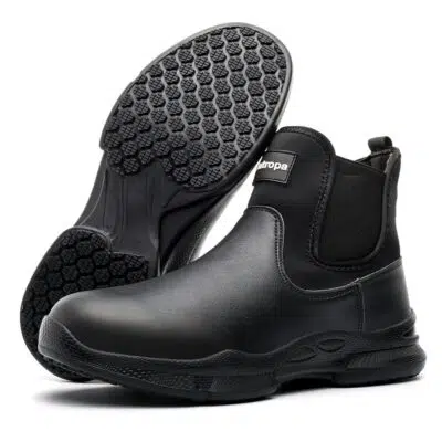 Waterproof Non Slip Chef Shoes for Kitchen Work Black - Image 4