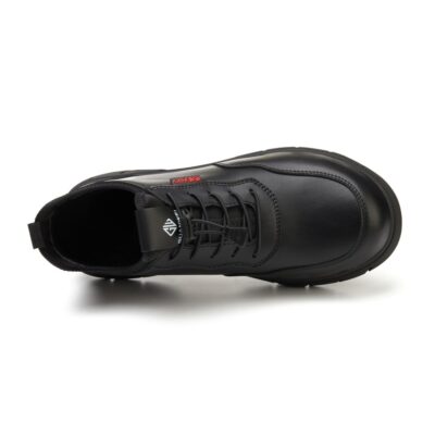 Slip Resistant Metal Free Composite Toe Work Shoes Black