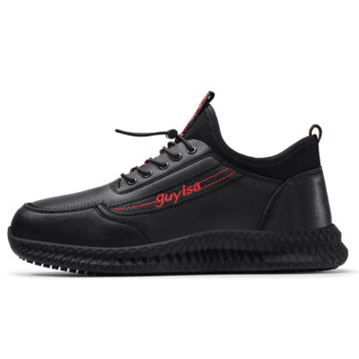 David Non Slip Work Shoes ā Water Resistant & Oil Resistant Kitchen Shoes with Quick-Lock Laces
