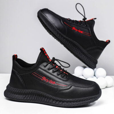 David Non Slip Work Shoes – Water Resistant & Oil Resistant Kitchen Shoes with Quick-Lock Laces - Image 6